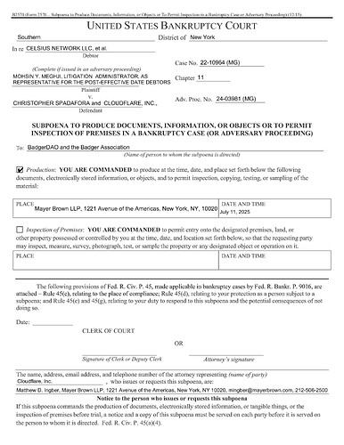 BadgerDAO Subpoena + Cover_1